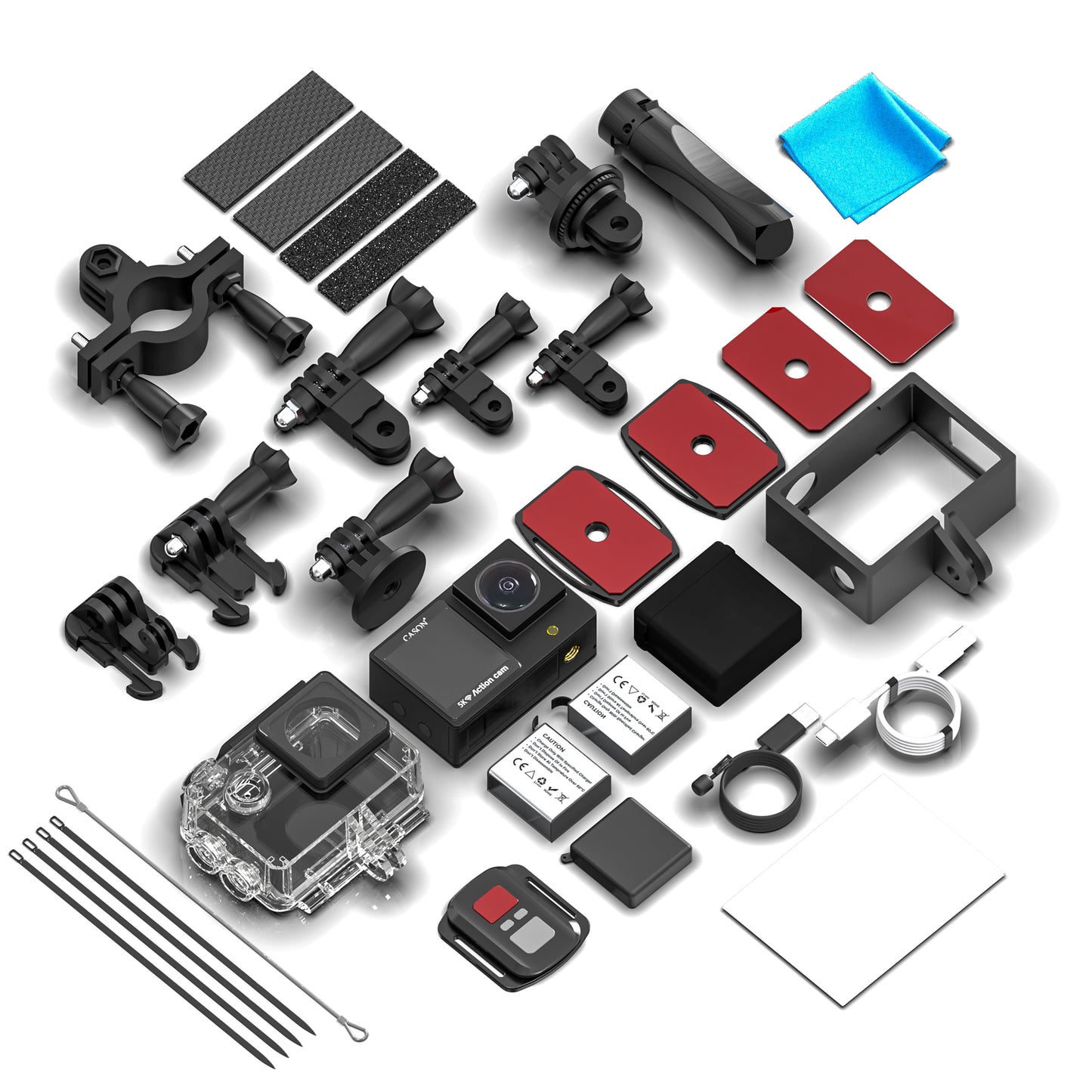 CASON CX11 5K Dual Screen Action Camera for Moto Vlogging