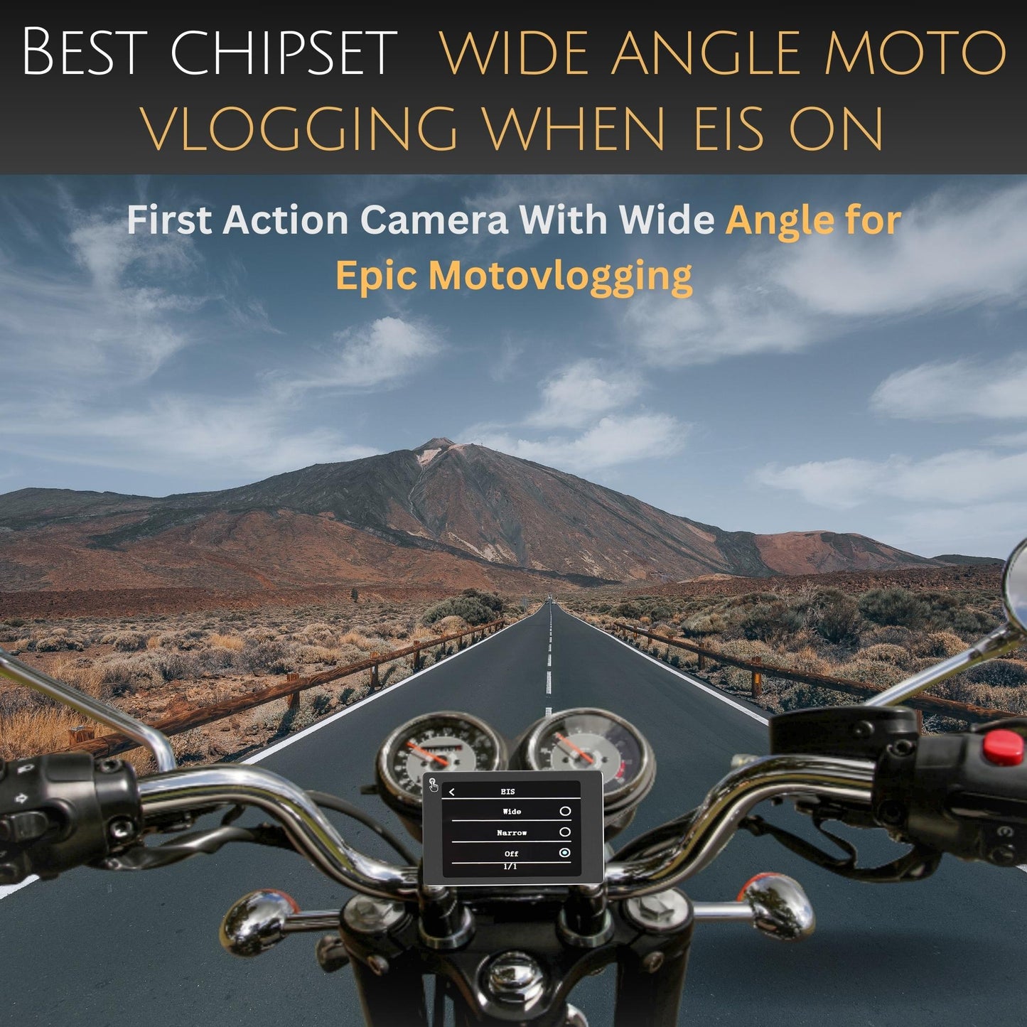 CASON CX11 5K Dual Screen Action Camera for Moto Vlogging