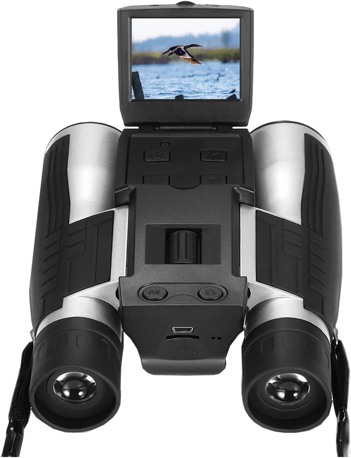Cason 12 X 32 Digital Binocular with Camera & Video Recording 1080P HD Video,12 x ZoomBinoculars