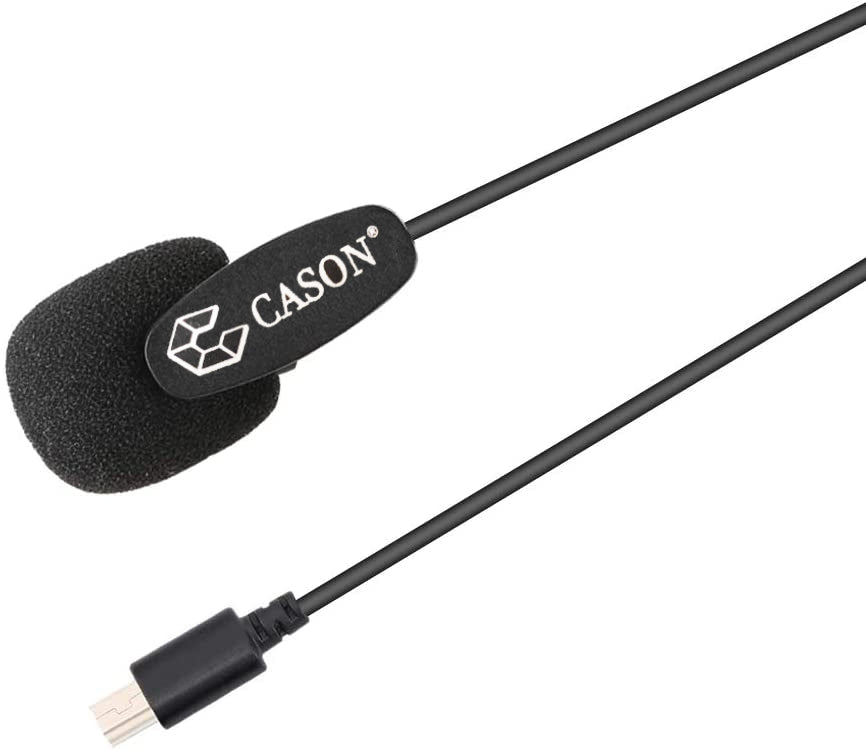 Cason -External Mic for Action Camera Cason CN10 CS6 , Long Cable About 2 FeetAction Camera Accessories