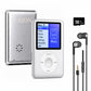 Cason 16GB Mini MP3 Music Player with Bluetooth & Voice Control Earphones, Video Playback,Pocket-Sized MP3 Player for Music,Voice Recording,FM Radio,E-Book Reader -Expanded Up to 128GB
