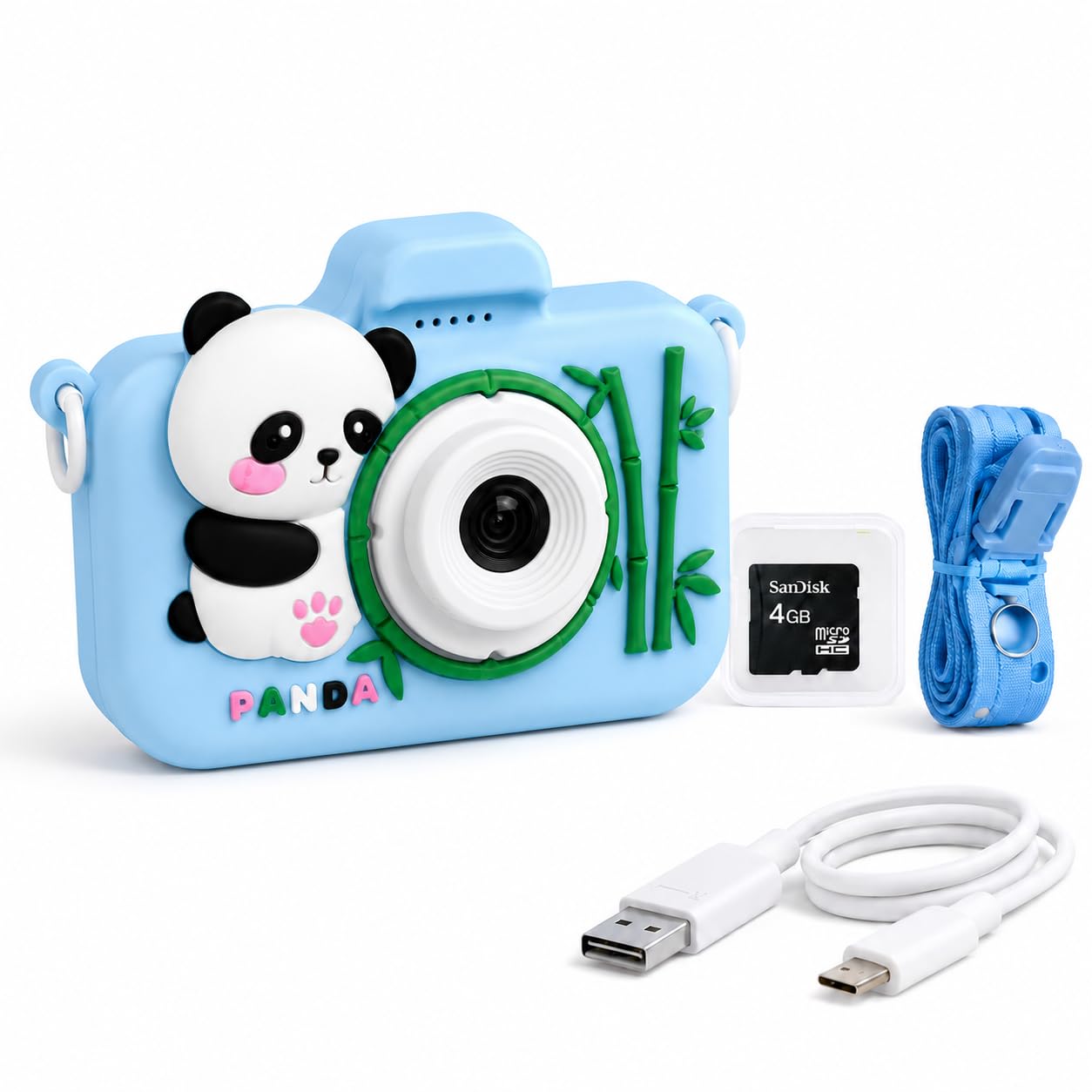 Cason Mini Digital Camera for Kids1080P HD,Camera with Dual Cameras,Rechargeable with SD Card, Real Toy Camera with Games,Birthday Gift for Kids for 5-12 Years Kid