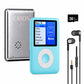 Cason 16GB Mini MP3 Music Player with Bluetooth & Voice Control Earphones, Video Playback,Pocket-Sized MP3 Player for Music,Voice Recording,FM Radio,E-Book Reader -Expanded Up to 128GB