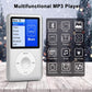 Cason 16GB Mini MP3 Music Player with Bluetooth & Voice Control Earphones, Video Playback,Pocket-Sized MP3 Player for Music,Voice Recording,FM Radio,E-Book Reader -Expanded Up to 128GB