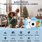 Cason Mini Digital Camera for Kids1080P HD,Camera with Dual Cameras,Rechargeable with SD Card, Real Toy Camera with Games,Birthday Gift for Kids for 5-12 Years Kid