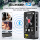 Cason 32GB Mini MP3 Music Player with Bluetooth,Touch Screen, Video Playback – Pocket-Sized MP3 Player for Voice Recording,Fm Radio & Music on the Go-Expanded Up to 128GB (Black)
