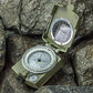 CASON (DEVICE OF C) Professional High Accuracy Metal Waterproof Military Compass for Directions (8 X 6.5 X 3 Cm, Green)