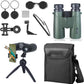 Cason -Binoculars For Long Distance,Ultra HD Binoculars For for Bird Watching,Wildlife,Safari With Phone Adapter & Tripod | Range 2000 Meter, | Zoom 12x42 | Wide Eye peice | Bright BAK 4 Glass (Green)