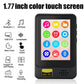 Cason 32GB Mini MP3 Music Player with Bluetooth,Touch Screen, Video Playback – Pocket-Sized MP3 Player for Voice Recording,Fm Radio & Music on the Go-Expanded Up to 128GB (Black)
