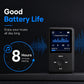 Cason 16GB Mini MP3 Music Player with Bluetooth & Voice Control Earphones, Video Playback,Pocket-Sized MP3 Player for Music,Voice Recording,FM Radio,E-Book Reader -Expanded Up to 128GB