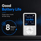 Cason 16GB Mini MP3 Music Player with Bluetooth & Voice Control Earphones, Video Playback,Pocket-Sized MP3 Player for Music,Voice Recording,FM Radio,E-Book Reader -Expanded Up to 128GB
