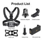 CASON Action Camera Chest Mount with Adjustable Strap CS6, CN10, Go Pro & Other Action Camera Models