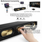 CASON 25W Portable Retro Bluetooth Speaker –Wired USB Laptop Home Speaker with FM Radio Sound,8 Hours Battery Life, Vintage Stereo Speakers & Soundbar for Home