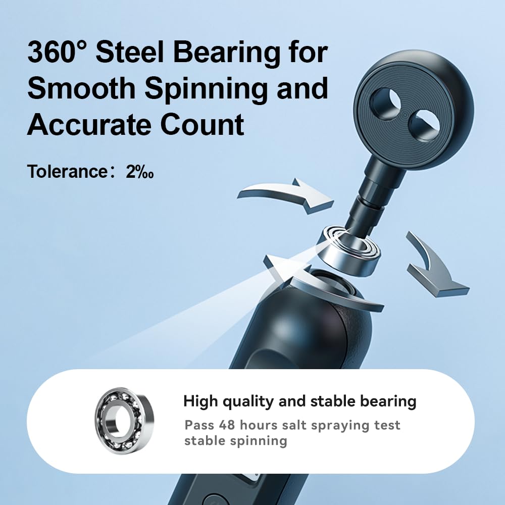 Cason Smart Skipping Rope with Mobile App for Workout Graph,Online Sessions,Skipping Games,HIIT courses for Men & Women | Professional Jump Skipping Rope With Counter & Graph Data Analysis for Fitness