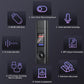 Cason 32GB Voice Recorder Device with AI Noise Reduction & Mp3 Player with Earphones,Audio Recording Device/Voice Recorder Mic Upto 40 Hours for Meetings/Lectures(Black)