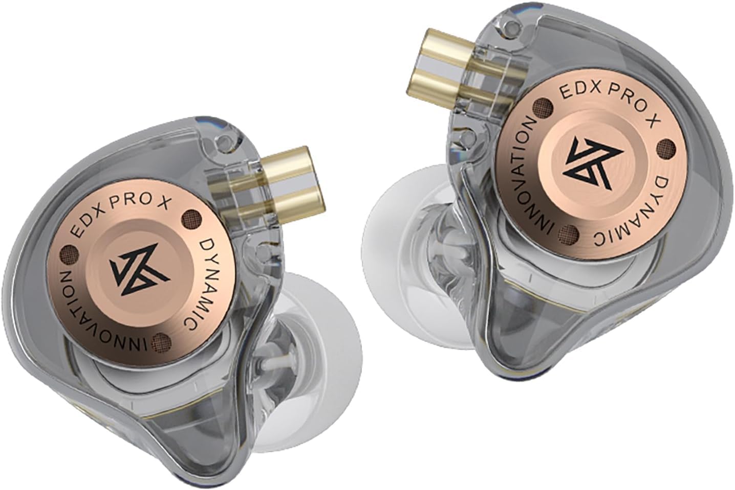 CASON KZ EDX Pro X IEM Wired Earphones | in-Ear Monitor Headphones with HiFi Deep Bass | Gaming Earphones with Mic &Dynamic Driver 2Pin Detachable Cable for Audiophile