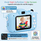 Cason Mini Digital Camera for Kids1080P HD,Camera with Dual Cameras,Rechargeable with SD Card, Real Toy Camera with Games,Birthday Gift for Kids for 5-12 Years Kid
