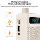 Cason Wireless Voice Amplifier for Teachers with Mic for Teaching & Speaker | Teachers Mic with Speaker Wireless for Classroom,Rechargeable Voice Amplifier with Collar Mic for Schools,Tour Guide