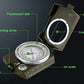 CASON (DEVICE OF C) Professional High Accuracy Metal Waterproof Military Compass for Directions (8 X 6.5 X 3 Cm, Green)