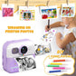Cason Instant Camera for Kids with Print,1080P HD Instant Photo Camera with Games,3 Print Rolls,Fun Filters for Creativity for 5-15 Years Kids Upto 32GB