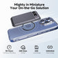 Cason Smart AI Voice Recorder with APP Control, Magnetic Audio Recorder with Transcribe, Summarize & Translation, 112 Languages, 64GB Memory, Compact for Lectures, Meetings, Calls, Interview