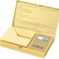 Cason Digital Pocket Scale for Gold Jewellery, Portable Mini Weighing Machine with 0.01G to 500G Precision, Small Grams Measuring Scale for Jewellery, with Auto Calibration, Tare Function(Gold)