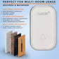 CASON - Self-Powered Battery Free Wireless Door Bell for Home Long Range/Wireless Calling Bell,Remote Bell With Socket Plug In type,up to 1000ft Range (White)