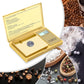 Cason Digital Pocket Scale for Gold Jewellery, Portable Mini Weighing Machine with 0.01G to 500G Precision, Small Grams Measuring Scale for Jewellery, with Auto Calibration, Tare Function(Gold)