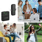 CASON SX8 Wireless Mic for You Tube & Content Creators with Ultra Noise-Cancelling Feature and 20m Long Range Microphone for Vlogging with iPhone/Android Devices(1mic)