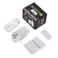 CASON - Self-Powered Battery Free Wireless Door Bell for Home Long Range/Wireless Calling Bell,Remote Bell With Socket Plug In type,up to 1000ft Range (White)