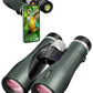 Cason ED Glass- 15 X 52 Binoculars for Long Distance,Binoculars for Bird Watching,Wildlife with Phone Adapter | Mettalic Knobs | Nitrogen Filled | Range 3000 Meter | BAK 4 Glass (Green)