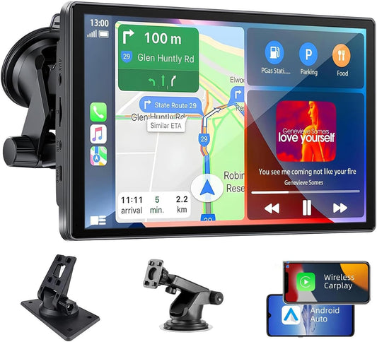 Cason Upgraded Carplay/Car Android System Touch Screen 7-Inch Android Car Stereo Infotainment System IPS LED Display Screen with Voice Control,BT for All Vehicles