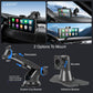 Cason Upgraded Carplay Android System Touch Screen 10-Inch Android Car Stereo Infotainment System IPS LED Car Display Screen with Rear Camera,Voice Control,BT for All Vehicle
