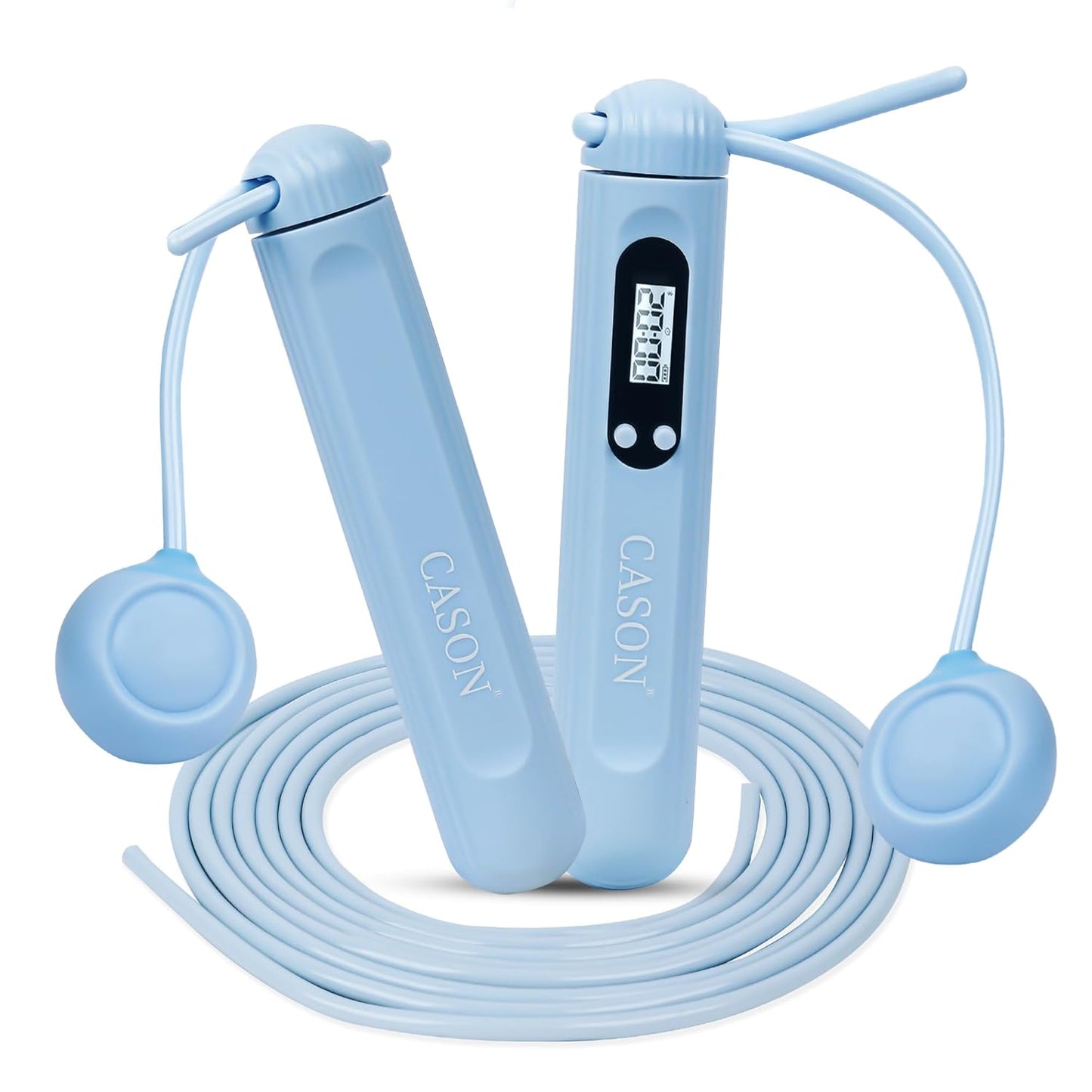 Cason Professional Skipping Rope With Counter for Man,Women,Kids/Sports Speed Skipping Rope With Adjustable Weighted Jump Rope( NO App (only Counter)