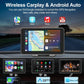 Cason Upgraded Carplay/Car Android System Touch Screen 7-Inch Android Car Stereo Infotainment System IPS LED Display Screen with Voice Control,BT for All Vehicles