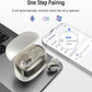 CASON 2 in 1 Ear Plugs for Noise Cancellation & Bluetooth Headphones For Music, Mini Ear Plugs for Sleeping, Studying, & Flight Travel with 24 dB Noise Reduction , IPX7 Waterproof Earphones/ Earbuds with LED Display