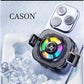 Cason Phone Cooler for Gaming – MagSafe + Clamp Mounting| Mobile Cooling Fan for iPhone & Android with RGB Light & Semi conductor|Reaches -9°C |Dual Mode Mobile Gaming Cooler with Temperature Display