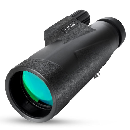Cason -10x50 Monoculars for Long Distance,High Power Monocular Telescope for Adults & Kids with BAK4 Prism |Super Bright |FMC Lens, Suitable for Bird Watching,Outdoors,Travel(Black)