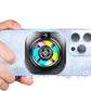 Cason Phone Cooler for Gaming – MagSafe + Clamp Mounting| Mobile Cooling Fan for iPhone & Android with RGB Light & Semi conductor|Reaches -9°C |Dual Mode Mobile Gaming Cooler with Temperature Display