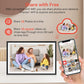 Cason x Frameo- 10.1 inch Digital Photo Frame for Wall & Table, Built in 32 GB Memory with 1280x800 IPS LCD Touchscreen via Frameo APP, WiFi Enabled Digital Frame with Slideshow, Auto-Rotate Feature