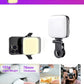 Cason Selfie Light for Mobile - Dimmable 3000-9900K Ring Light for Phone, Rechargeable LED Camera Light for Video Shooting, Laptop Light for Video Conferences (White, Warm Light)