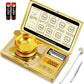 Cason Milligram Pocket Scale, 50g/0.001g Portable Mini Weighing Machine – Best Gold Weighing Machine, Digital Pocket Weight Machine for Jewellery, Powder, Medicine with Tare & Calibration Weight(Gold)