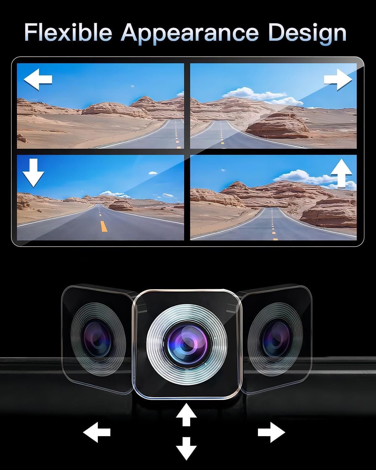 Cason 4k Dash Camera for Car with Carplay/Android System Touch Screen 10-Inch, Front Dash Cam for Car with GPS, with Voice Control,Bluetooth for All Vehicles
