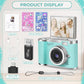 Cason 48MP Digital Camera for Kids-Real Photo & Video Mini Camera for Photography 2.4” Rotating Screen, Built in Games Kids Cameras for 5-15 Years Girls & Boys(Supports Upto 64GB Memory) Visit the CASON Store