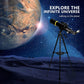 Cason F50070-Telescope for Astronomy,Galaxy 70mm Aperture 500 mm Refractor Zoom Monocular Telescope for Adults & Kids,Easyto Use for Moon,Planets,Stars,Galaxy with Aluminum Tripod and Phone Adapter