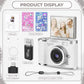 Cason 48MP Digital Camera for Kids-Real Photo & Video Mini Camera for Photography 2.4” Rotating Screen, Built in Games Kids Cameras for 5-15 Years Girls & Boys(Supports Upto 64GB Memory) Visit the CASON Store