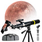Cason F50070-Telescope for Astronomy,Galaxy 70mm Aperture 500 mm Refractor Zoom Monocular Telescope for Adults & Kids,Easyto Use for Moon,Planets,Stars,Galaxy with Aluminum Tripod and Phone Adapter
