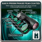 Cason ED Glass- 15 X 52 Binoculars for Long Distance,Binoculars for Bird Watching,Wildlife with Phone Adapter | Mettalic Knobs | Nitrogen Filled | Range 3000 Meter | BAK 4 Glass (Green)
