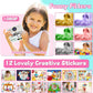 Cason Instant Camera for Kids with Print,1080P HD Instant Photo Camera with Games,3 Print Rolls,Fun Filters for Creativity for 5-15 Years Kids Upto 32GB