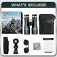 Cason ED Glass- 15 X 52 Binoculars for Long Distance,Binoculars for Bird Watching,Wildlife with Phone Adapter | Mettalic Knobs | Nitrogen Filled | Range 3000 Meter | BAK 4 Glass (Green)